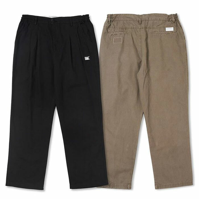 黑旗 BLACK FLAG Bifold Basic Work Pants 黑色 灰綠色 雙摺基礎型工作褲【JBF24P009】