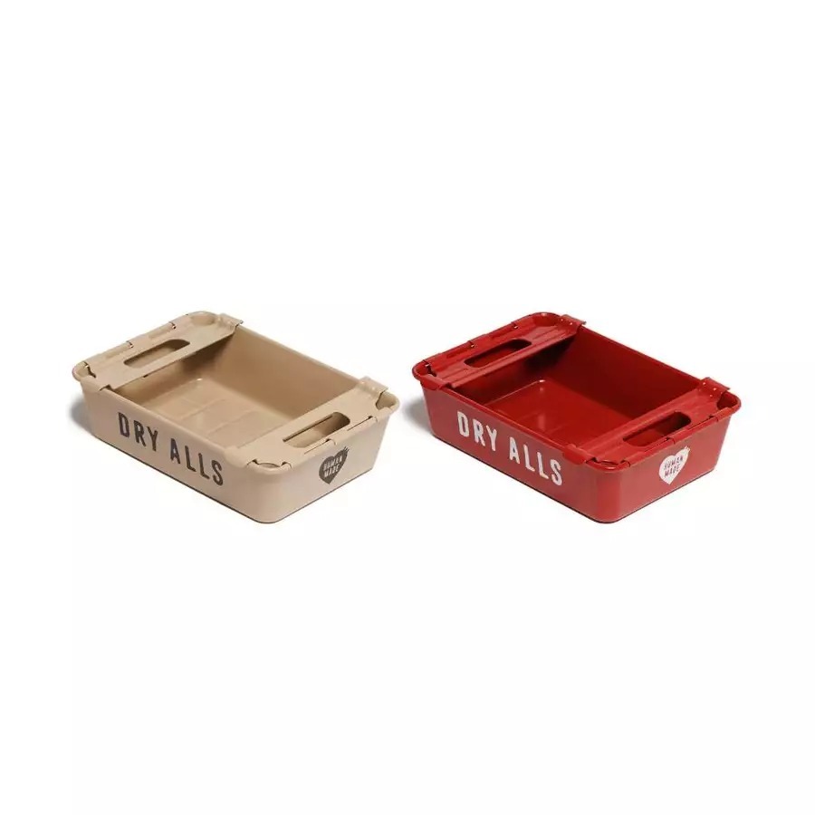 小物 HUMAN MADE STEEL STACKING BOX RED 2024AW HUMAN MADE STEEL STACKING BOX 文件收納箱可堆疊整理箱金屬