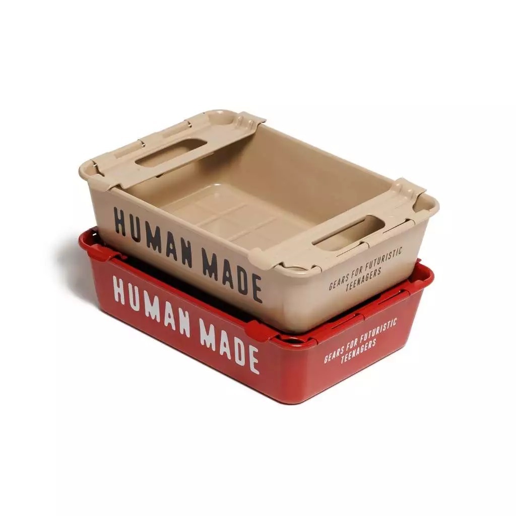 HUMAN MADE STEEL STACKING BOX コンテナ HUMAN MADE Crafts Steel Stacking Boxes for Clean Storing