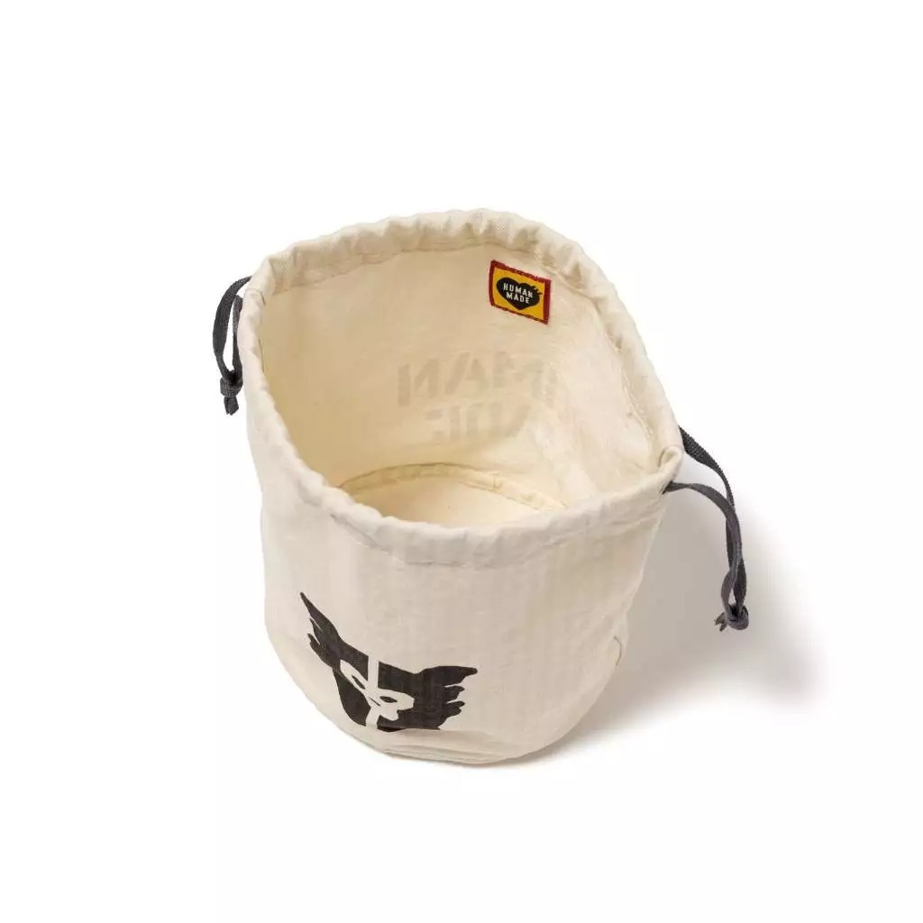 【入手困難】HUMAN MADE 巾着バッグ オリーブNIGO 入手困難】HUMAN MADE 巾着バッグ Drawstring Bag 入手困難】HUMAN