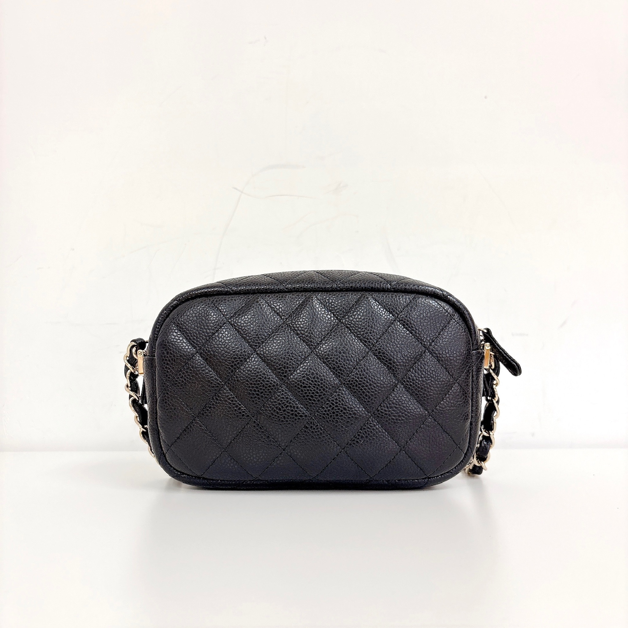 Chanel Classic Camera Case - Black / Ghw
