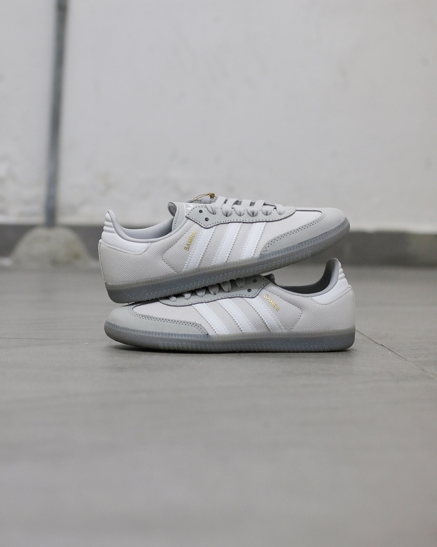 Adidas Samba OG Grey迷霧灰白 灰白色 淺灰色 IE9099