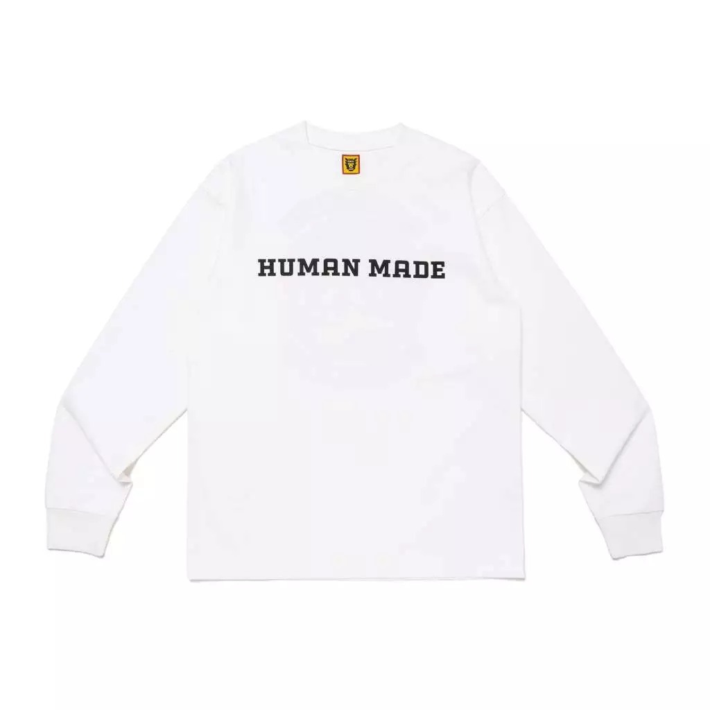 2024AW HUMAN MADE GRAPHIC L/S T-SHIRT 背後 老虎 大頭 長T 現貨 HM28CS037現貨 HM28CS037
