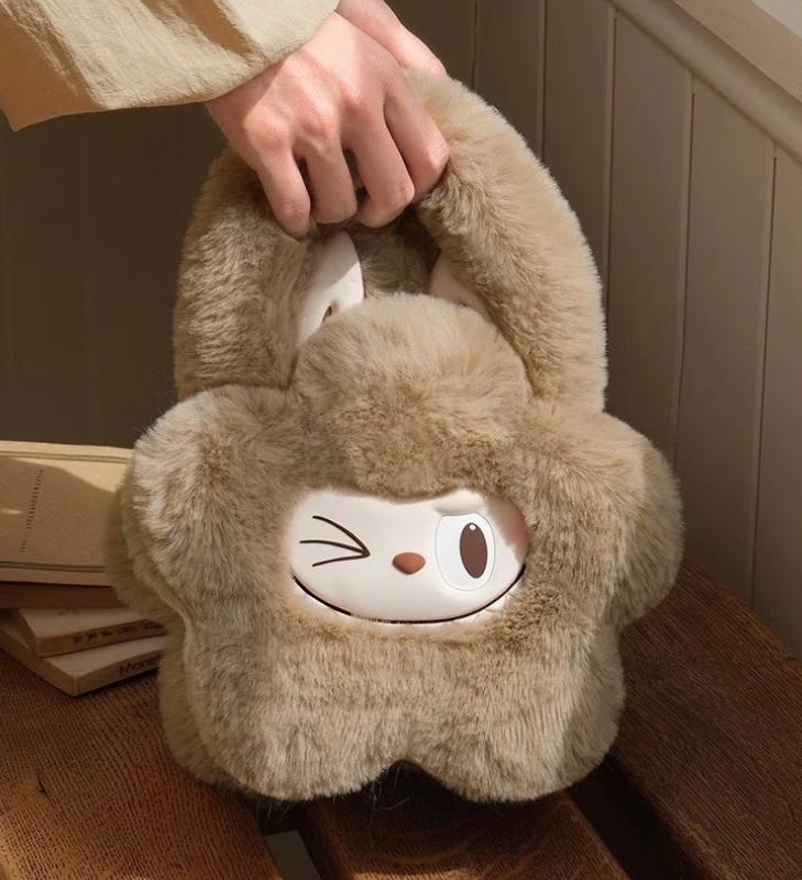 POPMART 泡泡瑪特 Labubu 經典 毛絨 花花包