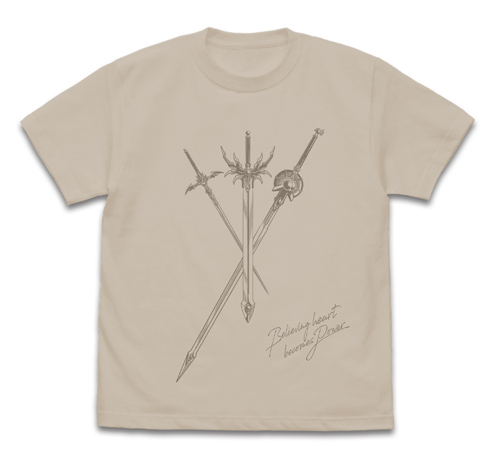 Cospa 1111 光・海・風の剣 Tシャツ [魔法騎士レイアース] LIGHT BEIGE