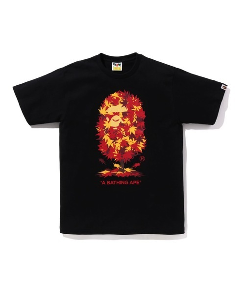 2024AW BAPE JAPAN AUTUMN APE HEAD TEE 秋季 楓葉樹 大頭 短T 現貨
