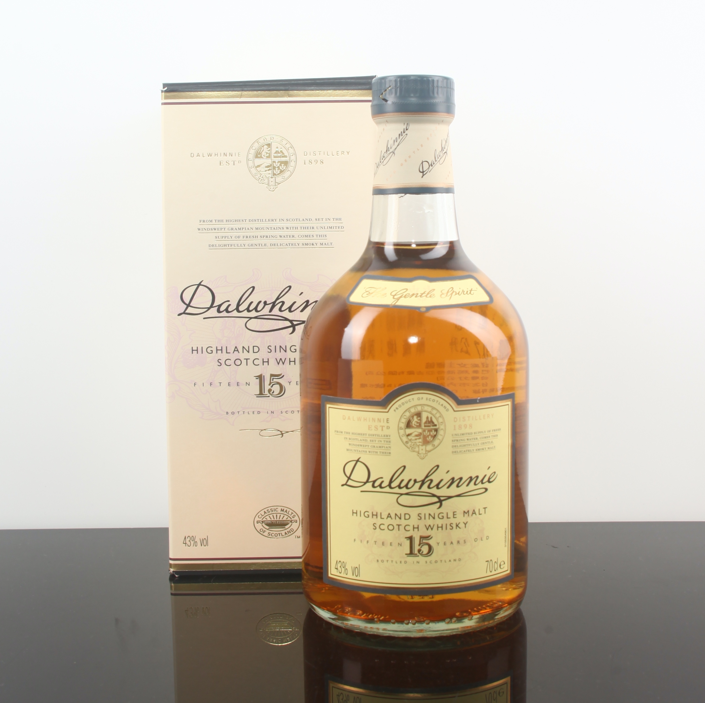 Dalwhinnie 15 Year Old Scotch Whisky 43%