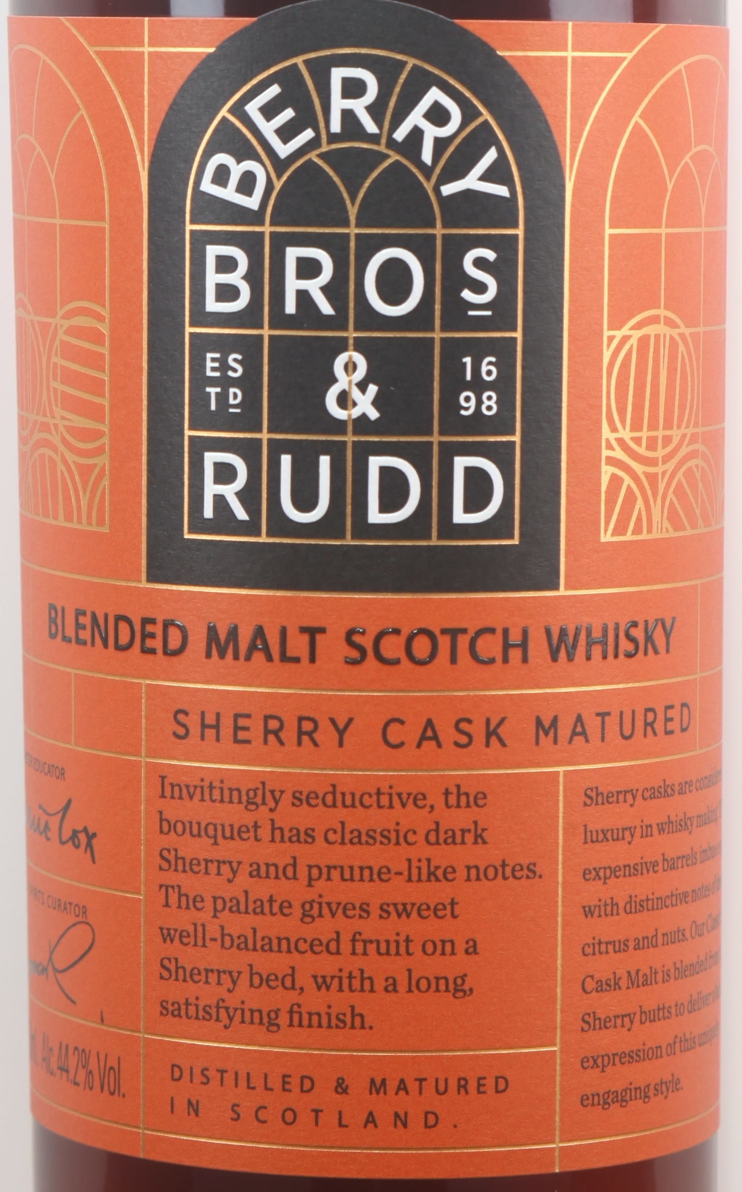 Berry Bros & Rudd Blended Malt Sherry Cask Matured 44.2%