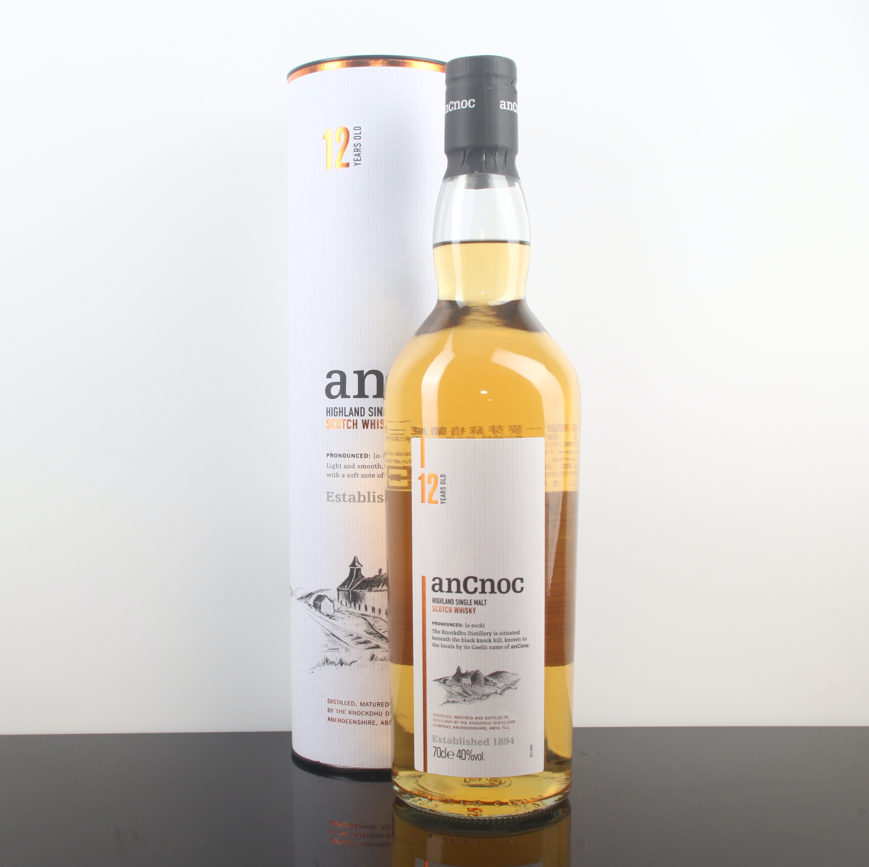 Knockdhu anCnoc 12yo Single Malt Scotch Whisky