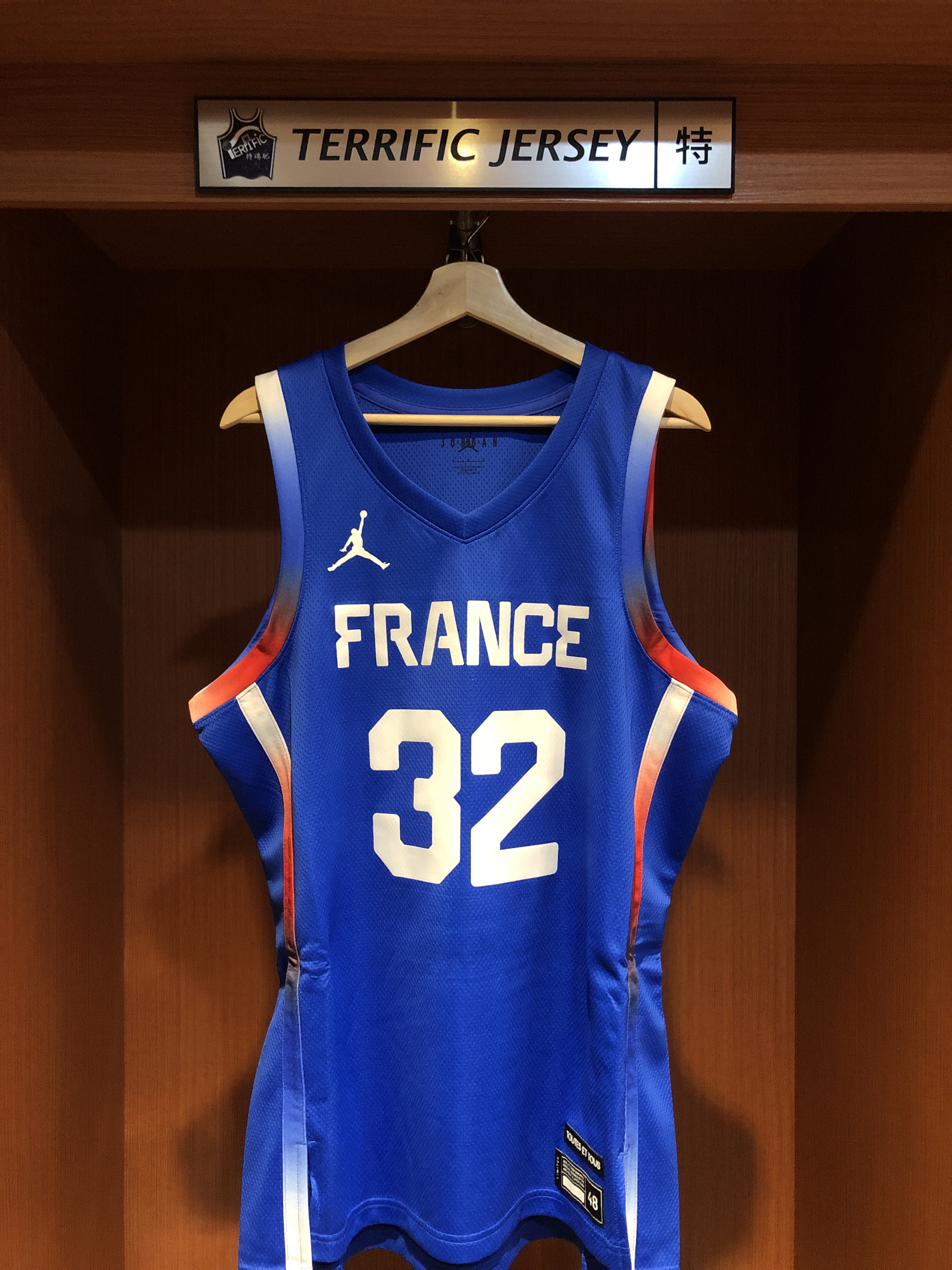 NBA球衣 Victor Wembanyama 法國藍 France Jordan Swingman 球迷版 熱轉印 全新