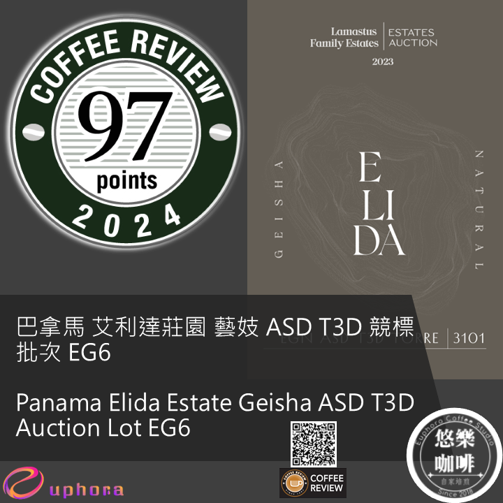 CR97 - 巴拿馬 艾利達莊園 藝妓 ASD 獨立競標批次 EG6