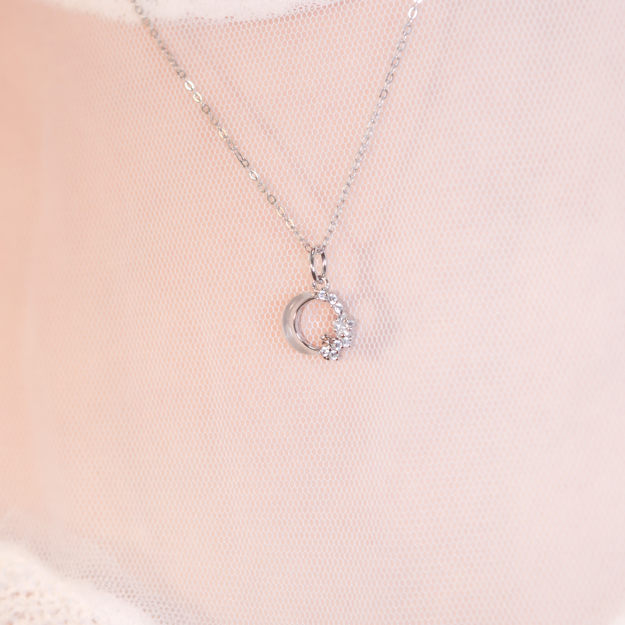 | 925銀丨星星訴月項鍊 | NE1242 |