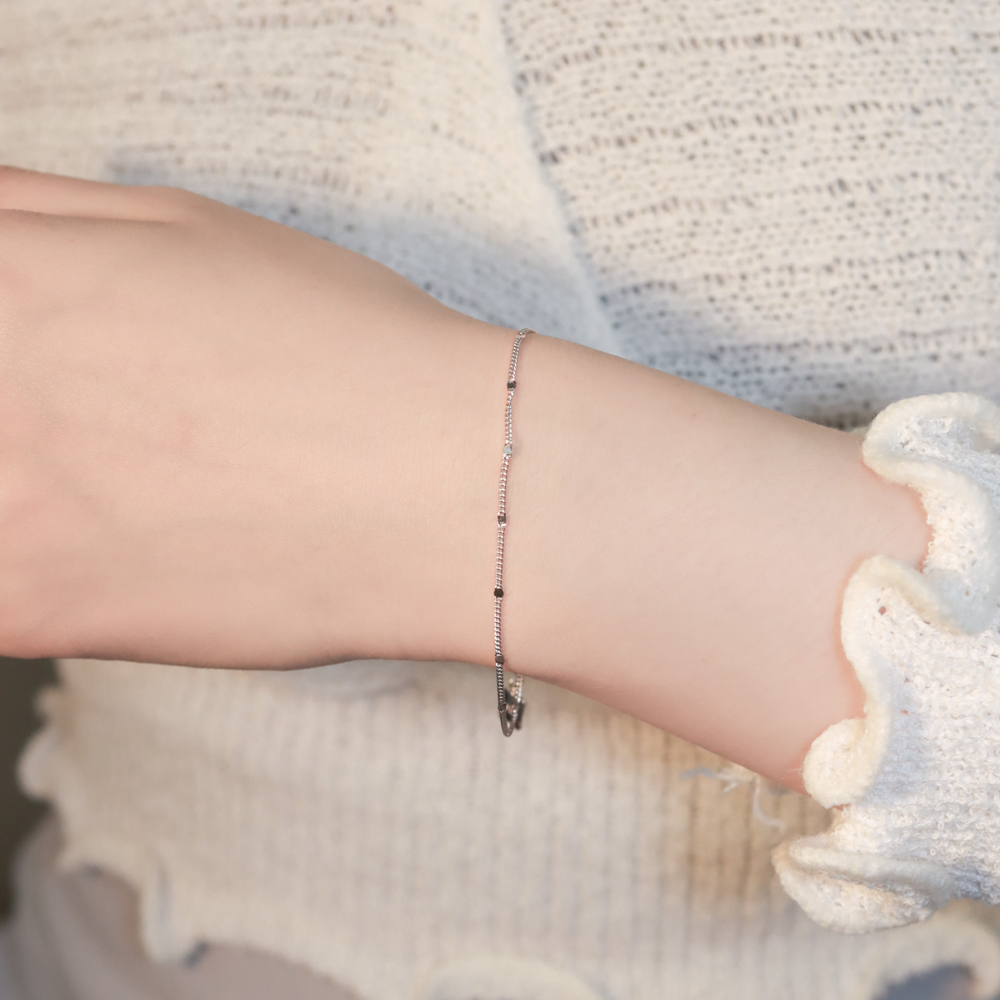 | 925銀丨極簡手鏈  | BR1174 |