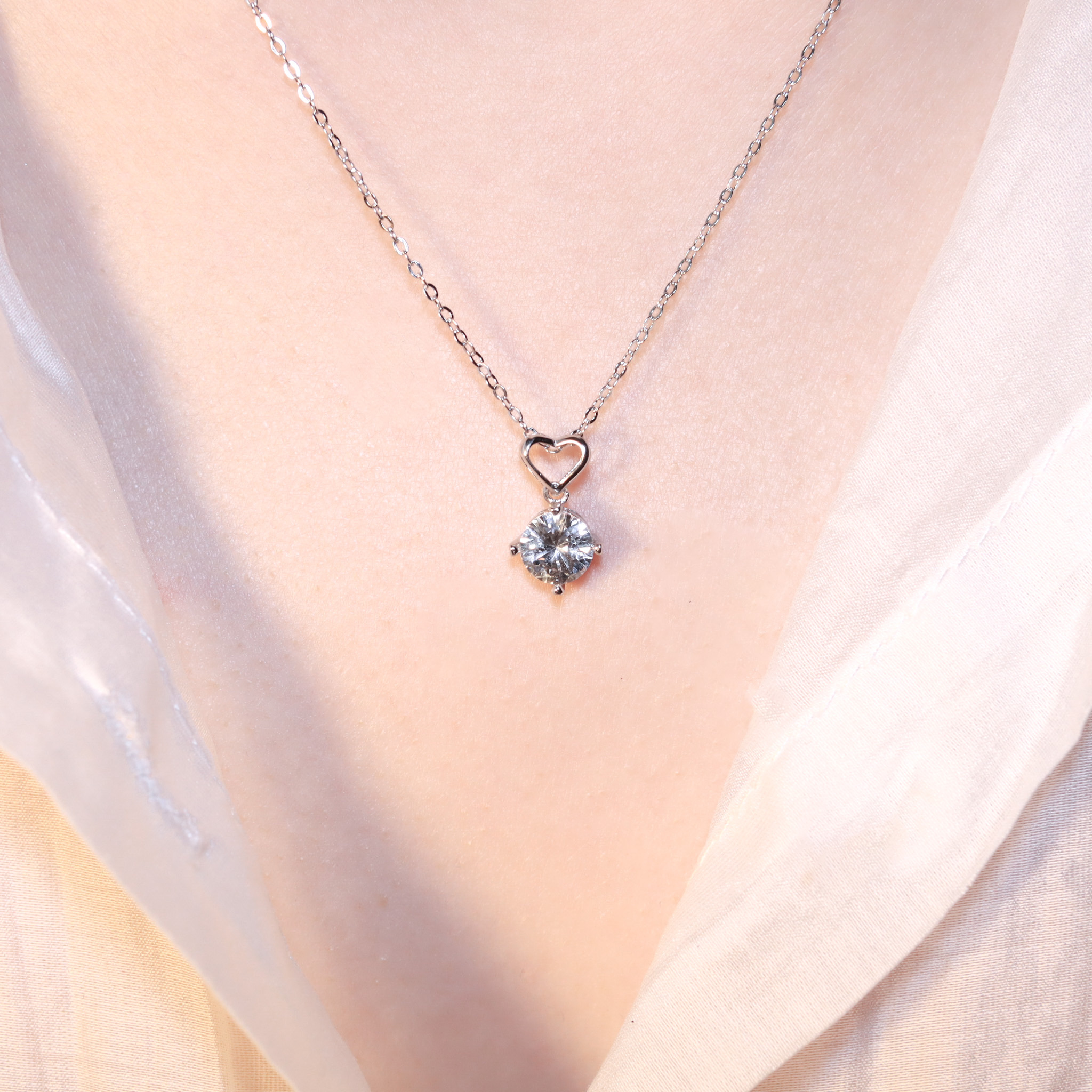 | 925純銀・白金・ 玫瑰金 | 說愛你項鍊 (銀/玫瑰金) | NE1237 |