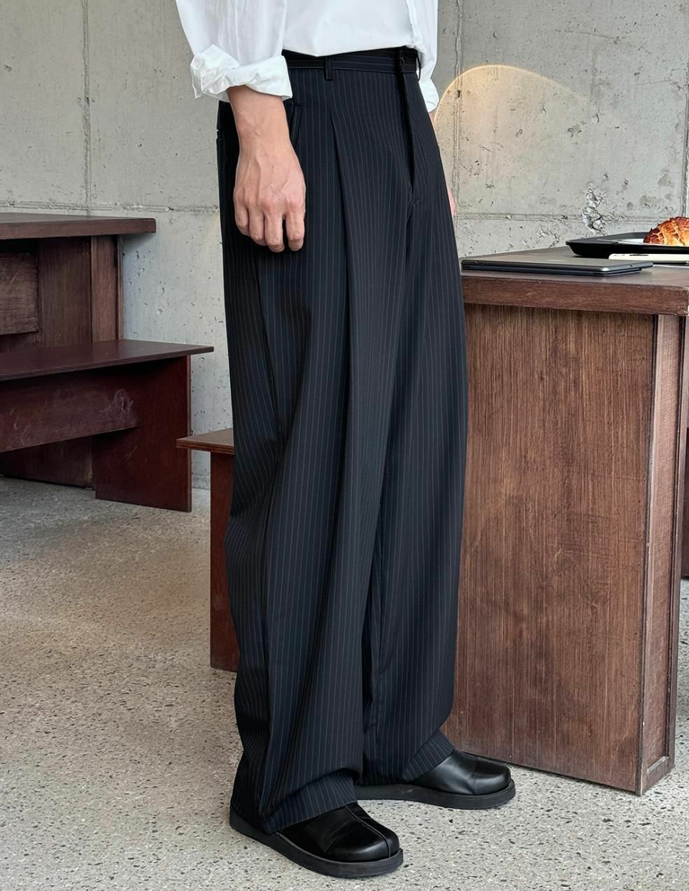 直間鬆身西褲 P3001