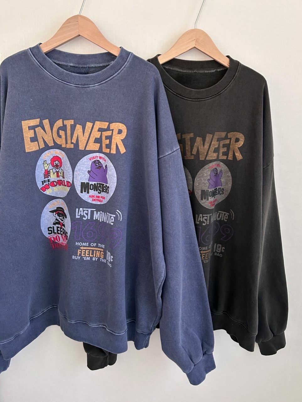 洗水卡通圖案衛衣 T5607