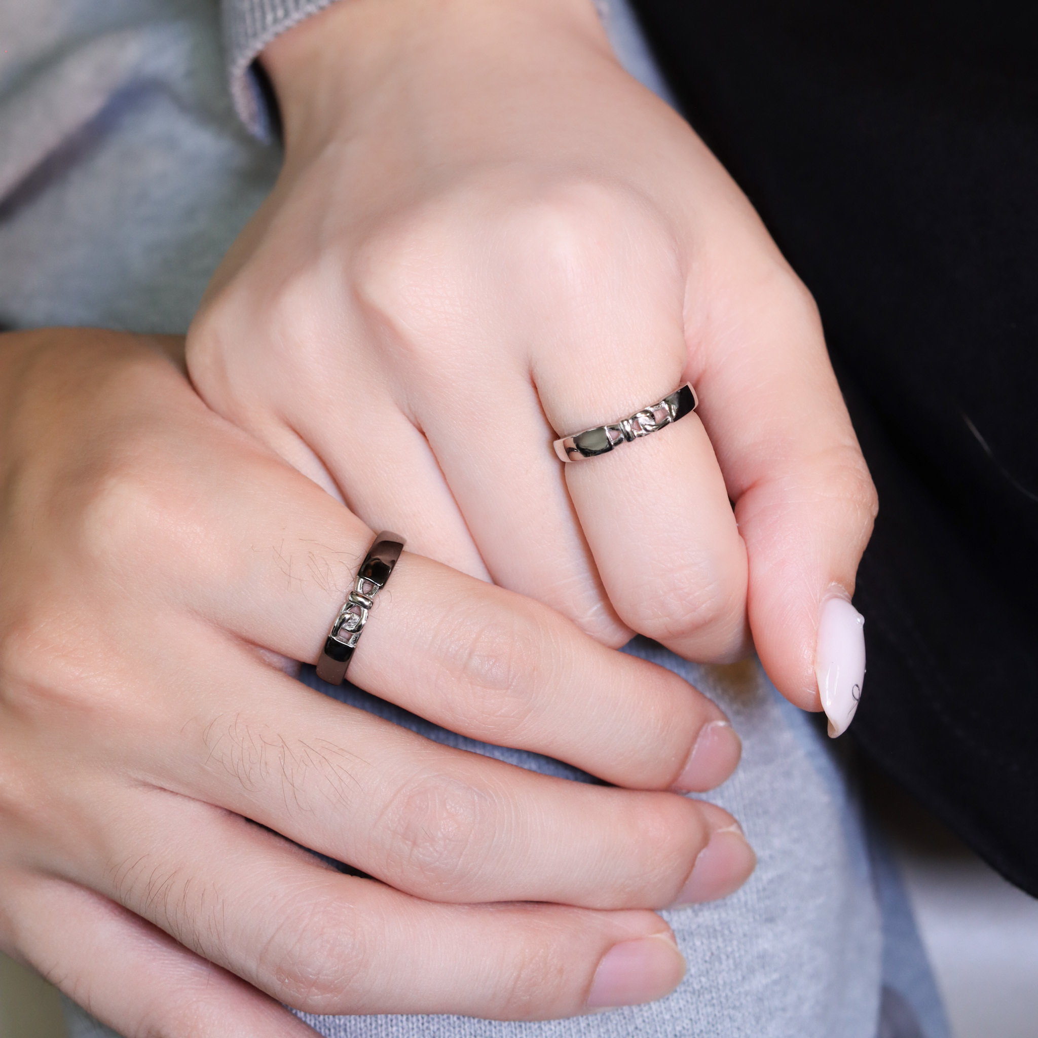 | 925銀 | 勾手見證情侶戒指 （男款 /女款）  | RI0716 |