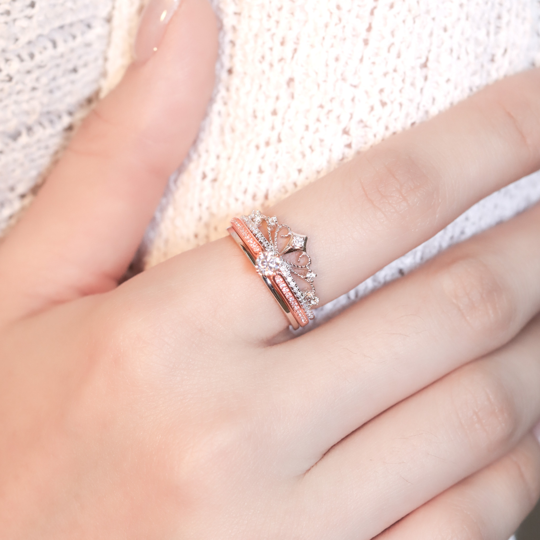 | 925 Silver・White Gold | Still U Ring | RI0750 |