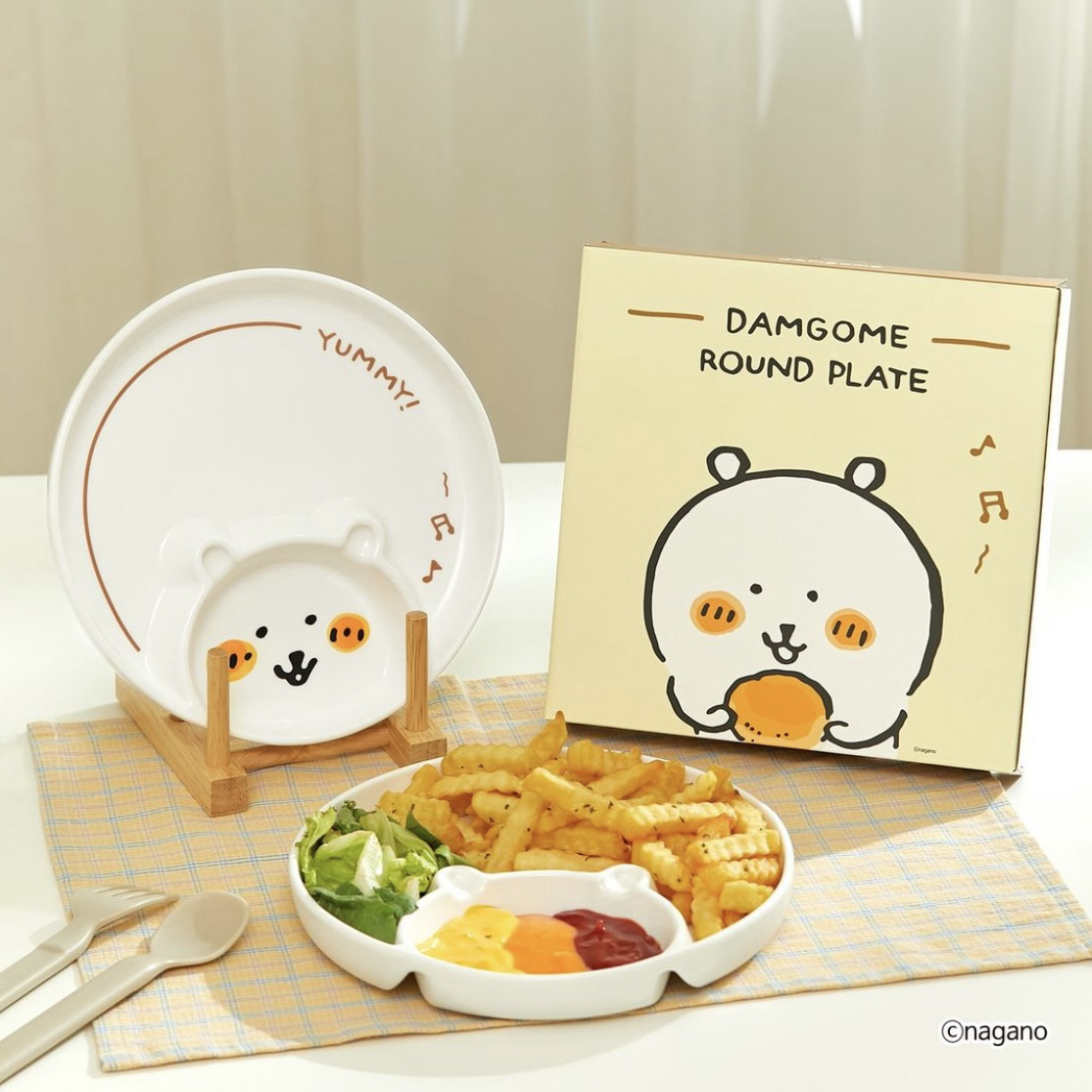 現貨｜韓國限定 白熊 圓形分隔碟 Round Plate