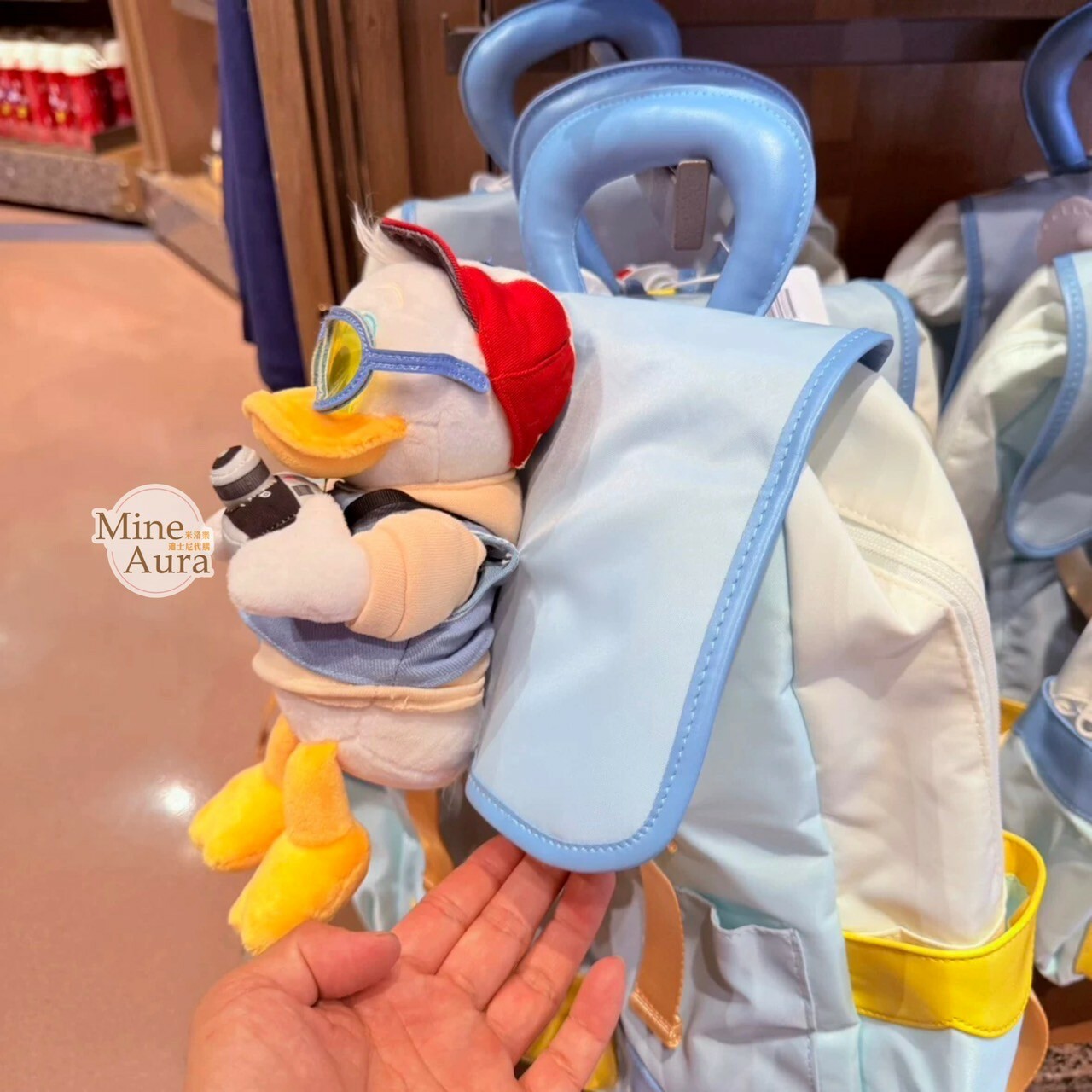 2024 米奇樂享上海系列 唐老鴨 Donald 絨毛造型 後背包 -上海迪士尼樂園