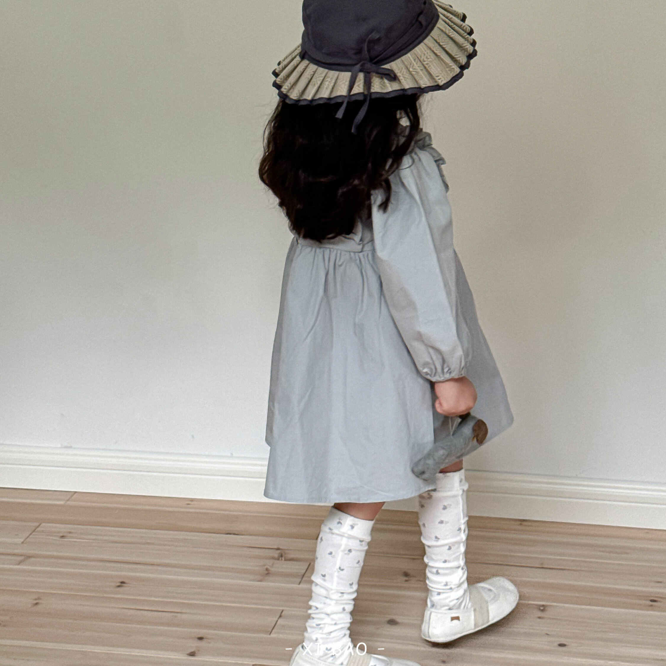 【H45337】法式甜心浪漫氣質繡花洋裝