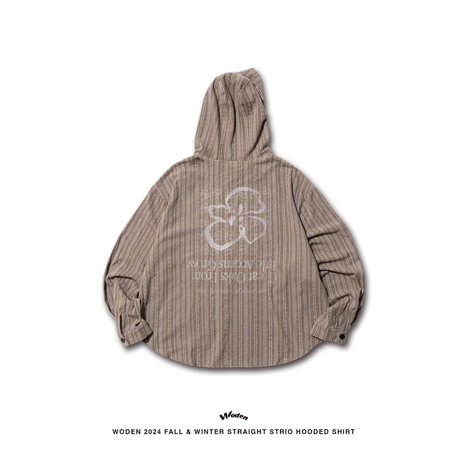 Woden 2024 Straight Strio Hooded Shirt