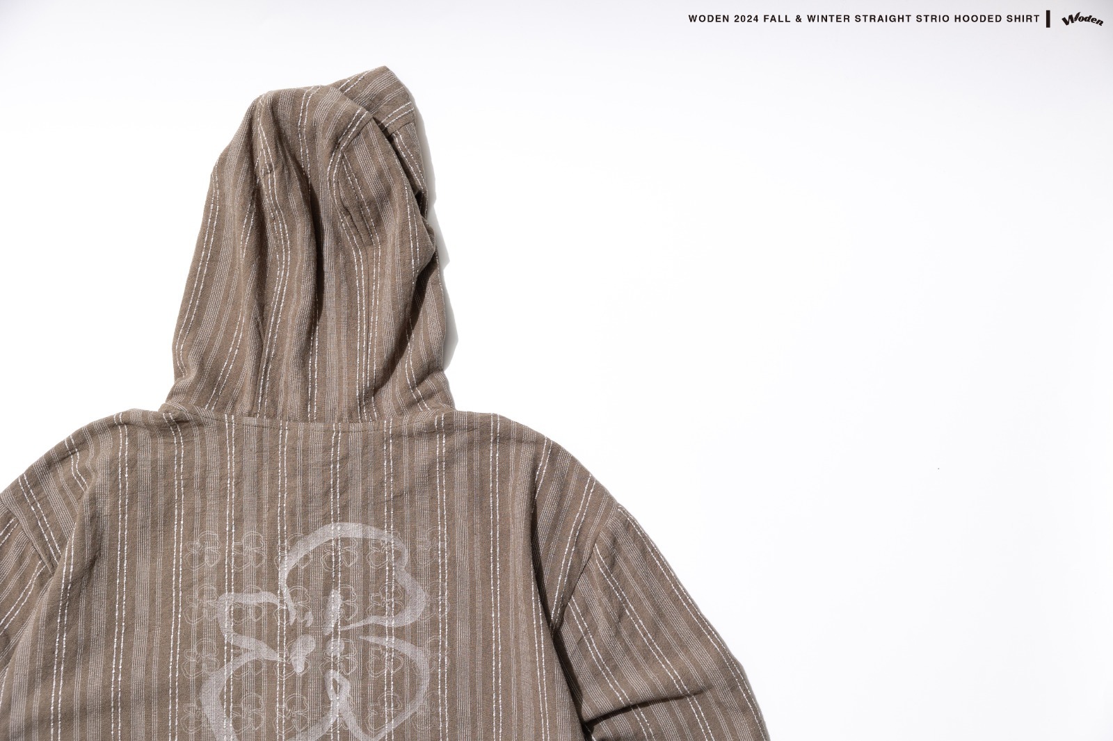 Woden 2024 Straight Strio Hooded Shirt