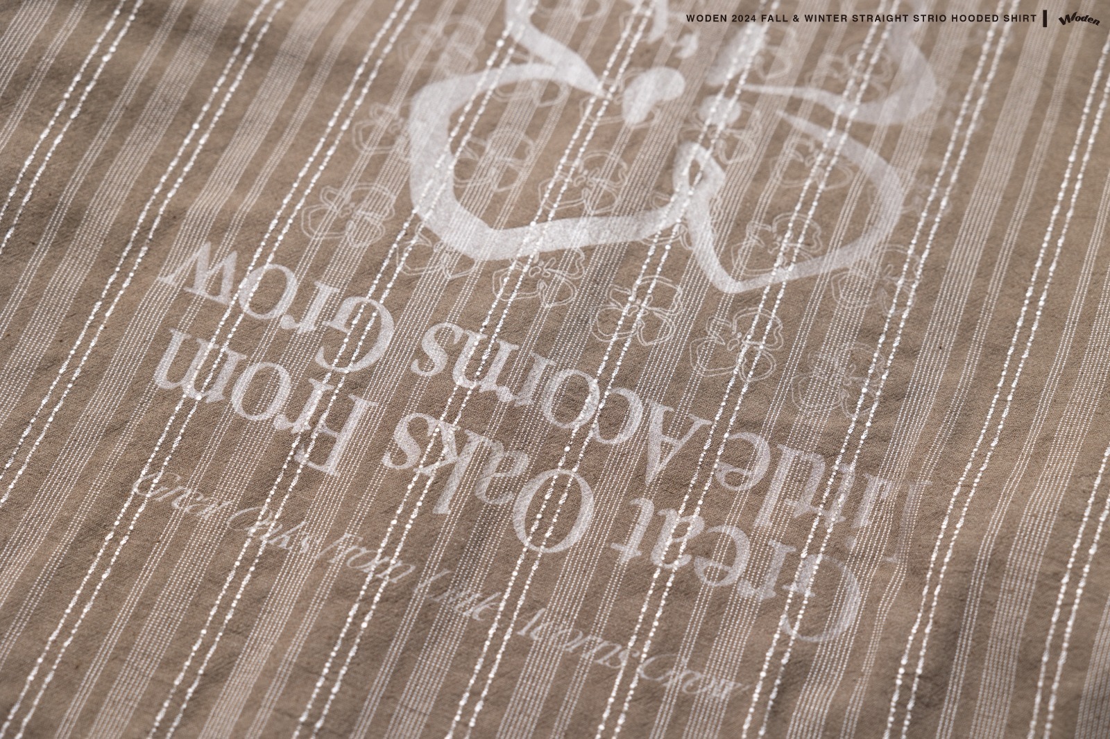 Woden 2024 Straight Strio Hooded Shirt
