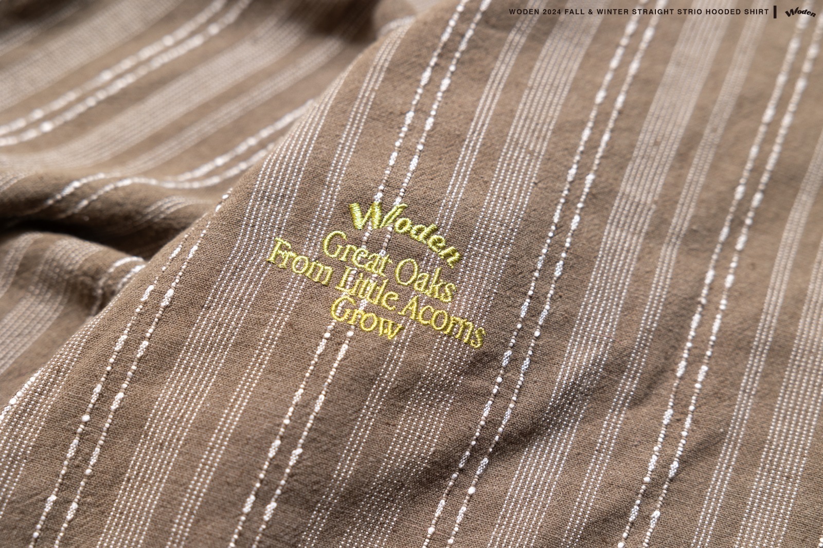Woden 2024 Straight Strio Hooded Shirt