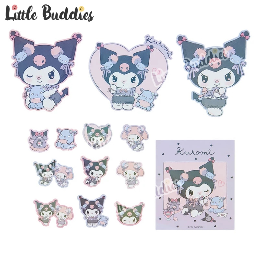 日本 Sanrio Kuromi 生日系列 - 貼紙套裝 (24入)