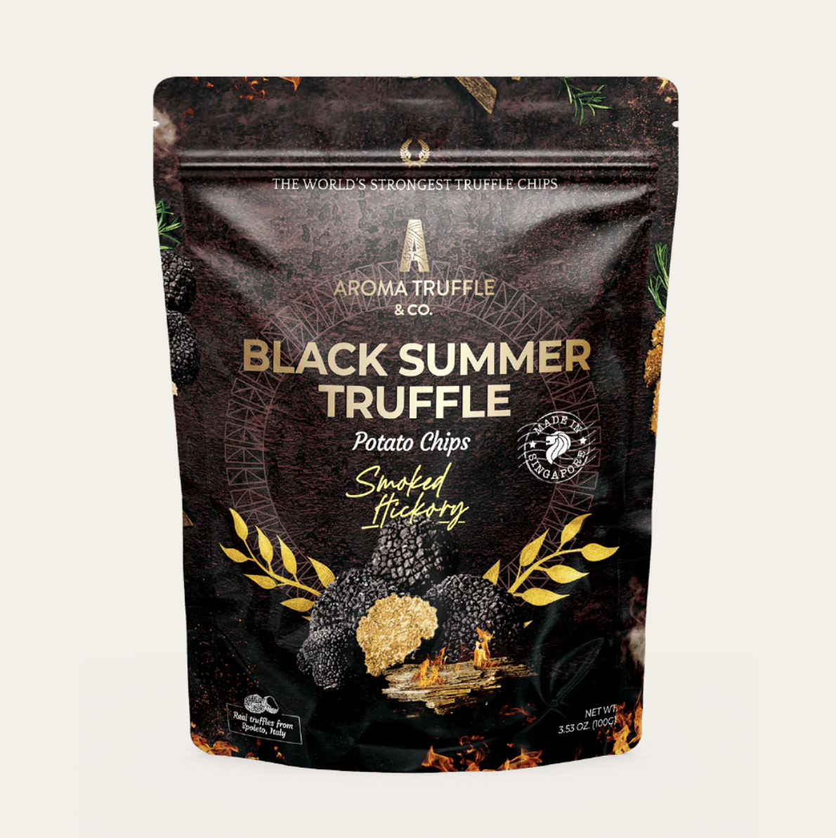 Aroma Black Summer Truffle Chips - Smoked Hickory
