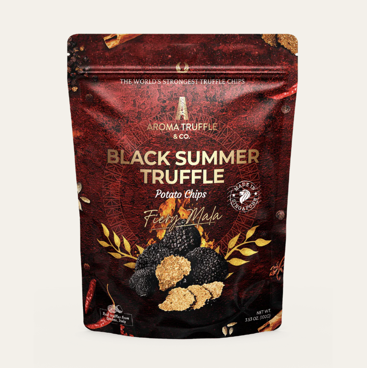 Aroma Black Summer Truffle Chips - Fiery Mala