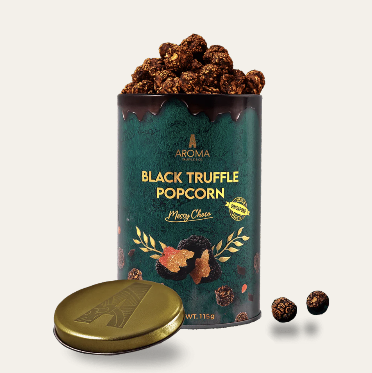 Aroma Black Summer Truffle Popcorn - Messy Choco