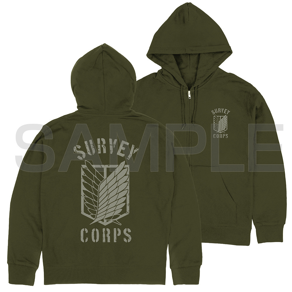 Cospa 1111 調査兵団 ジップパーカー Ver.2.0 [進撃の巨人]