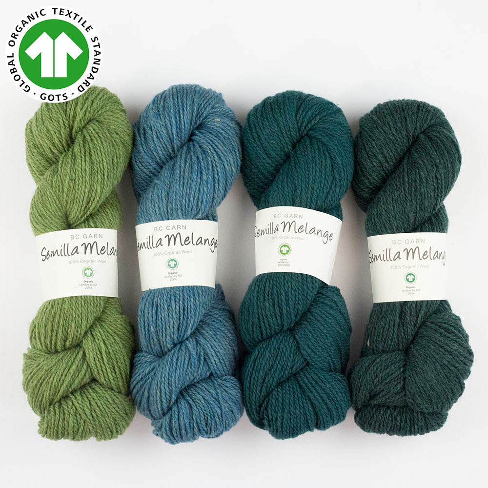 BC Garn - Semilla Melange GOTS 麻色羊毛