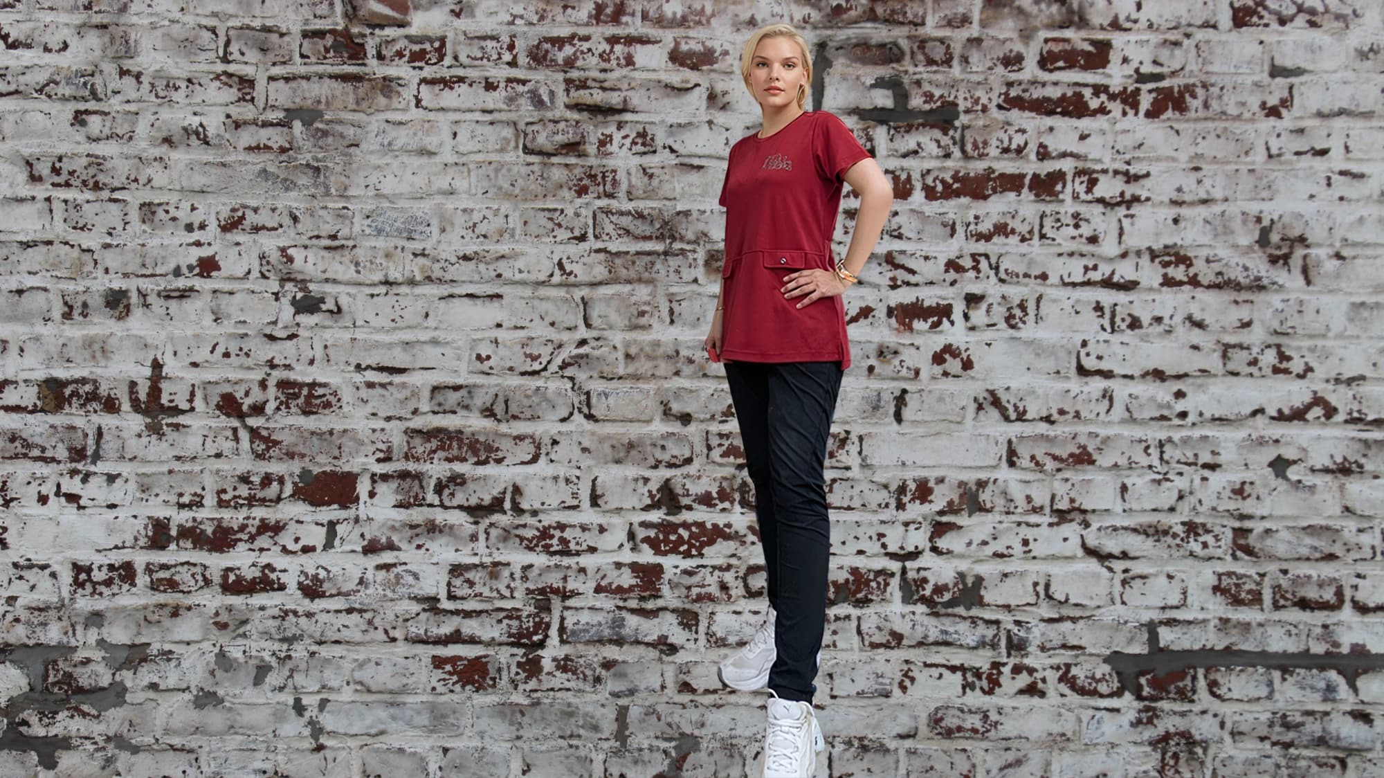 女長版快乾圓領衫