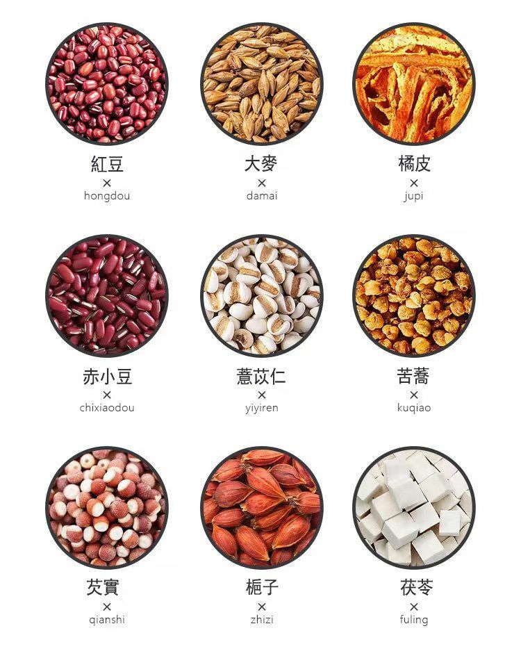 北京同仁堂 - 北京同仁堂 芡實茯苓紅豆薏米茶 裧濕花茶 清熱降火茶 祛濕湯 薏米茶 祛濕養生茶包 4gx40包 新舊包裝隨機發貨 平行進口