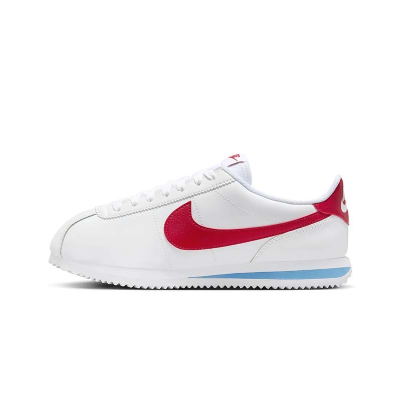 Nike Cortez Leather W 經典白藍紅 阿甘 皮革 女鞋 DN1791-108 [台灣現貨]