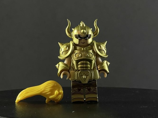 Custom minifig: 黃金聖鬥士 獅子座 / 金牛座 / 巨蟹座 (自選)