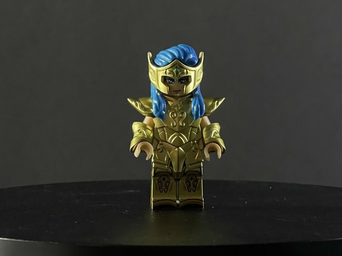 Custom minifig: 黃金聖鬥士 處女座 / 水瓶座 / 牡羊座 (自選)