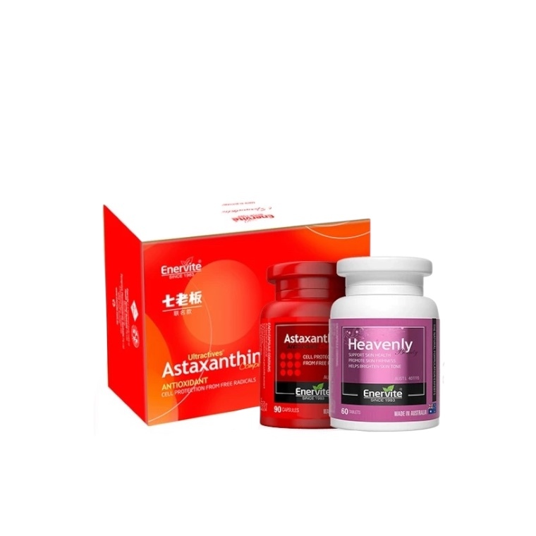 澳洲 澳樂維他＆七老闆聯名款蝦青素膠囊＋煥白片