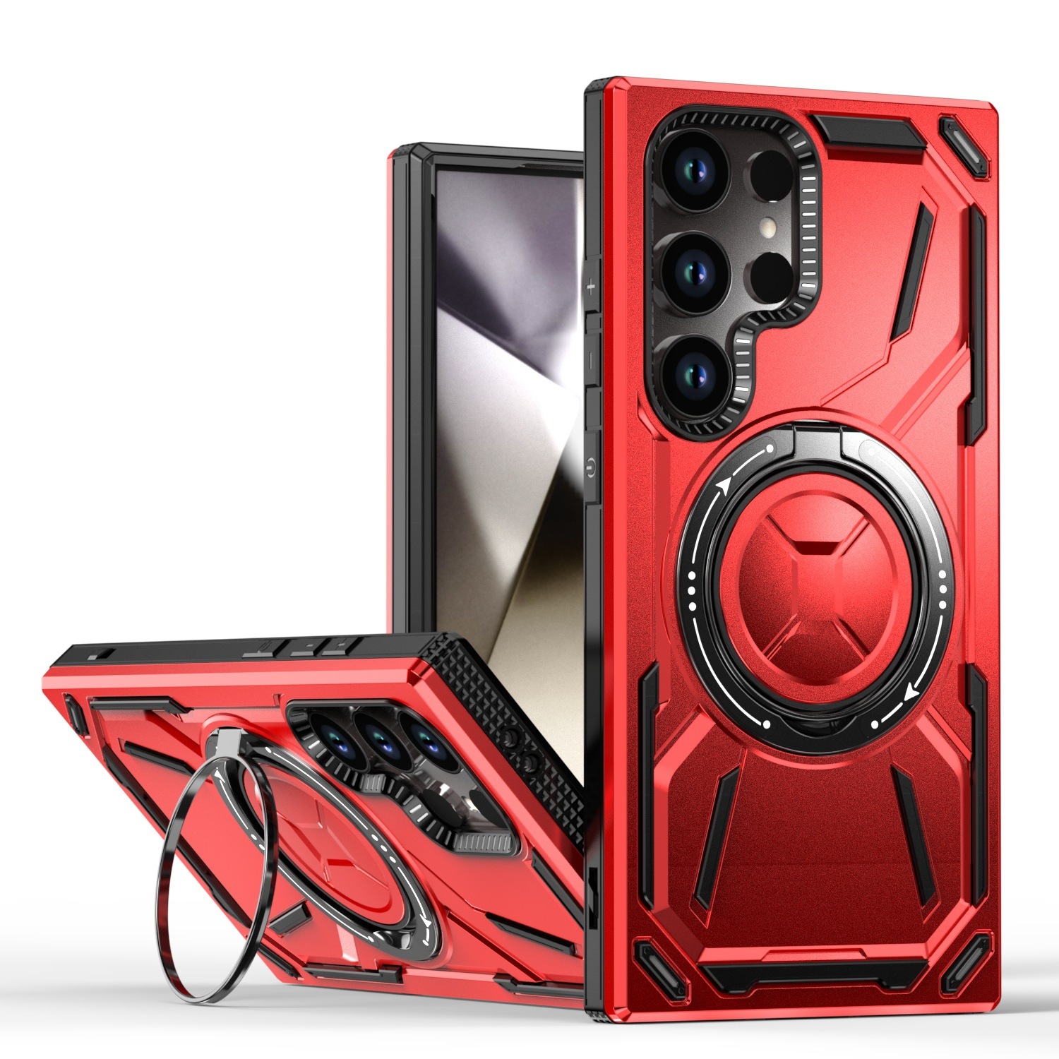 XPRO - Mag Stand Armor - Samsung S25 Case 高度防撞磁吸旋轉支架手機保護殼