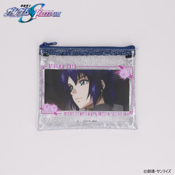 219698 Pbandai 預訂 2024/12月 機動戦士ガンダムSEED FREEDOM アスラン・ザラバースデイシリーズ ラメ入りクリアポーチ （全2種）