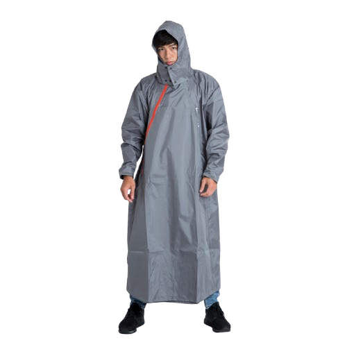 OutPerform 奧德蒙 去去雨水走斜開雙拉鍊專利連身式雨衣