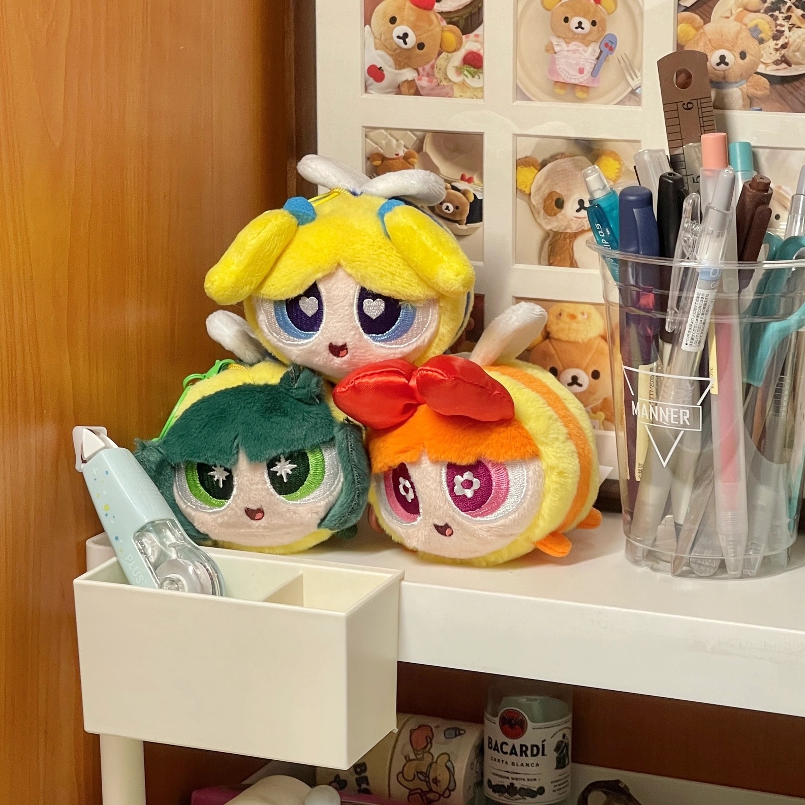 THE POWERPUFF GIRLS 飛天小女警 蜜蜂系列 吊飾 鑰匙圈 泡泡 花花 毛毛 官方正版授權 / 預購