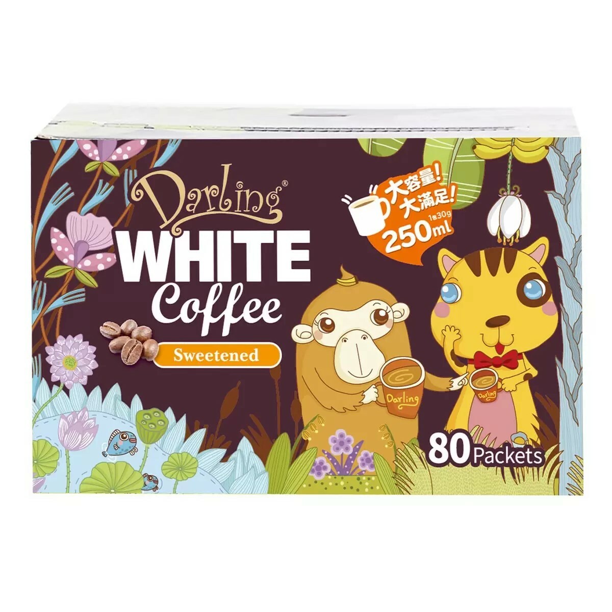 台灣 好市多 親愛的白咖啡 三合一 30公克 X 80入 (✈️直送香港✈️運費到付)