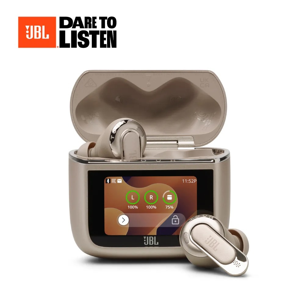 JBL Tour Pro 3 圈鐵雙單體。觸控螢幕真無線降噪藍牙耳機