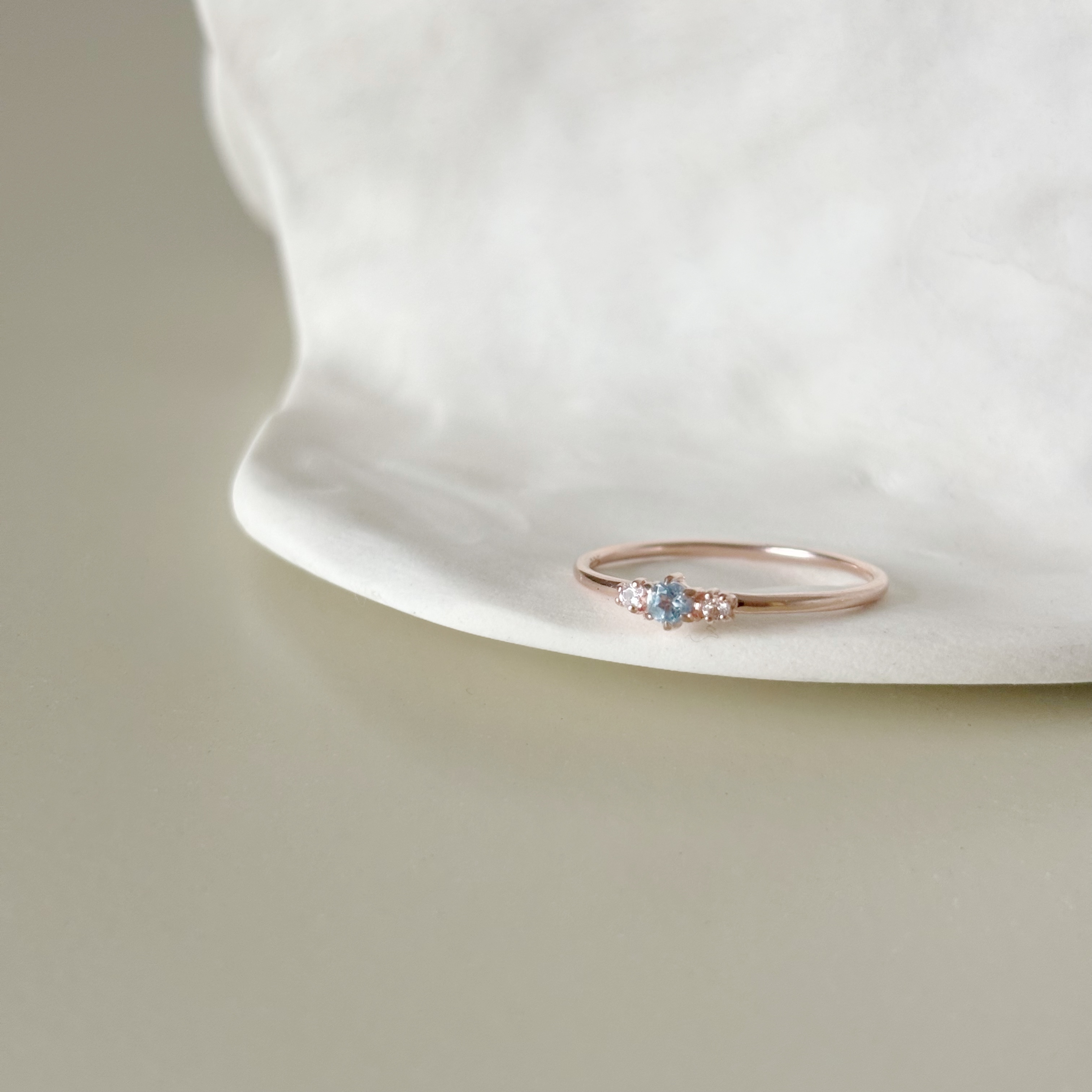 Mini六爪托帕戒指