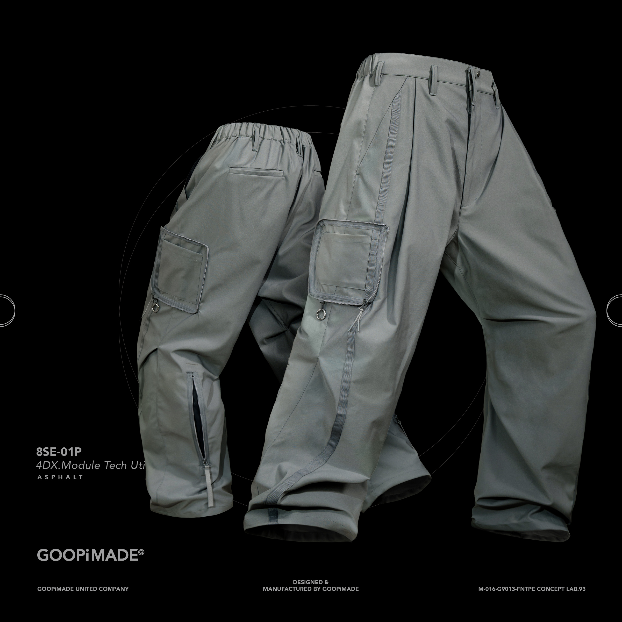 GOOPiMADE 3D Utility Pants 台湾 GOOPiMADE -「THE iNFINiTE LOOP 8th」 “8SE-01P” 4DX.Module