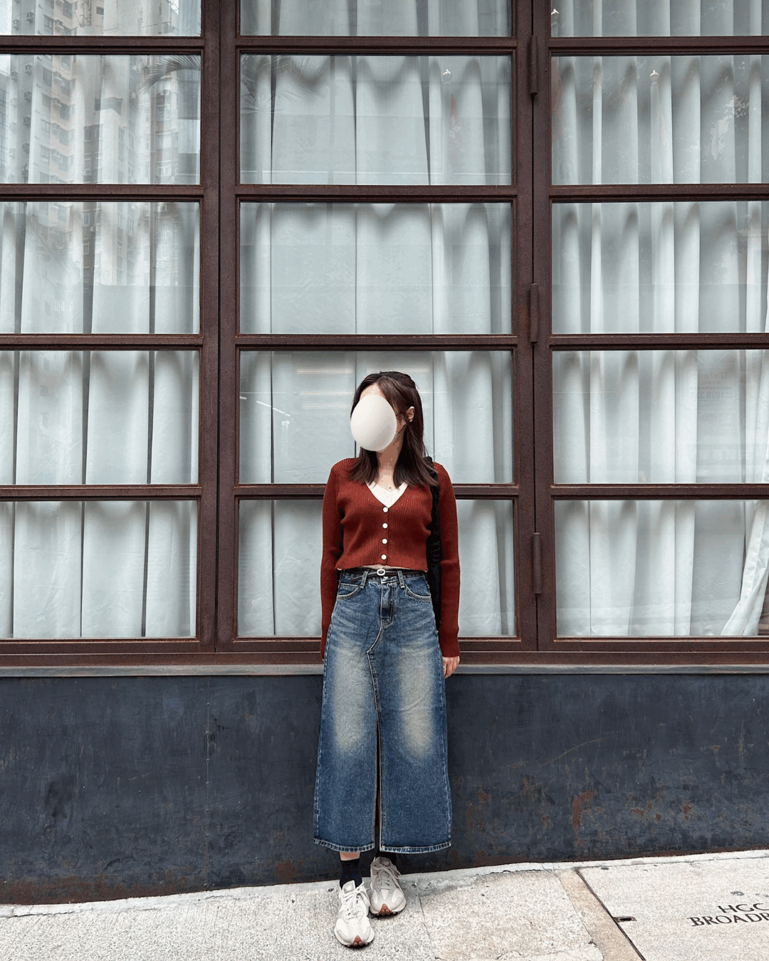 COME BACK! 《KR》細腰圍福音👀復古開叉牛仔中長裙